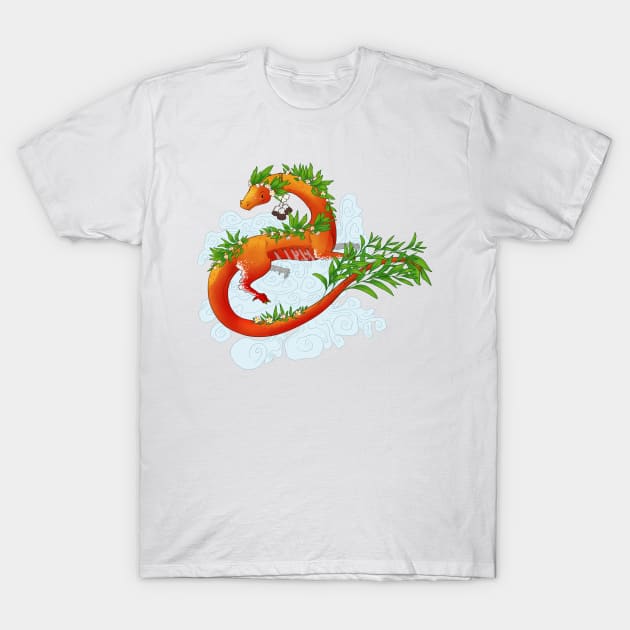 Tea dragon T-Shirt by iisjah